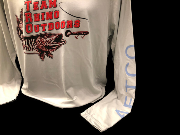 AFTCO - Samurai Long Sleeve Performance Hoodie Oyster Gray Heather