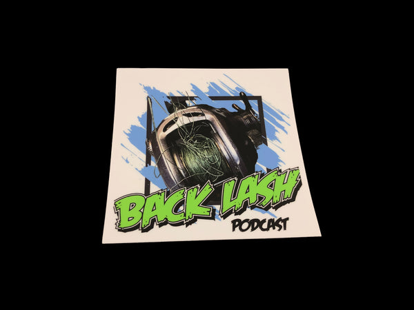 Back Lash Podcast 4" x 4" Sticker