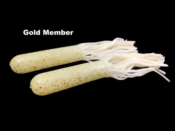 Red October Baits Unrigged 12" Big Sexy Tubes 2 Pack