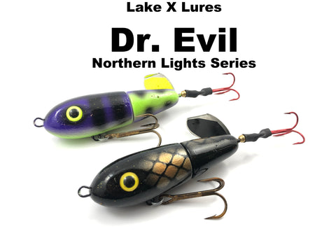 Lake X Lures Dr. Evil Northern Lights Series
