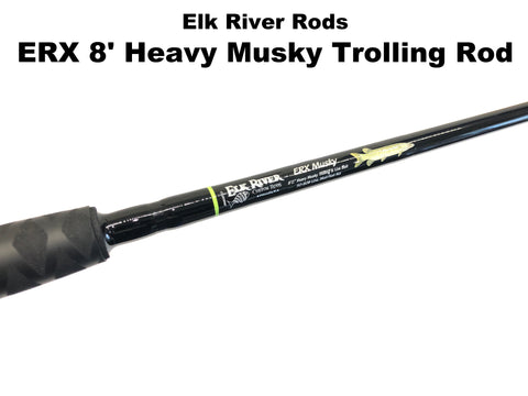 Elk River Rods ERX 8' Heavy Musky Trolling Rod