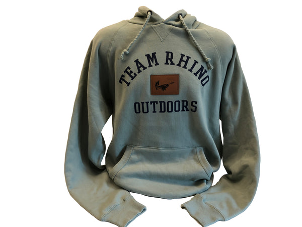 TRO - Agave Leather Patch Logo Sanded Fleece Hoodie