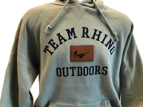 TRO - Agave Leather Patch Logo Sanded Fleece Hoodie