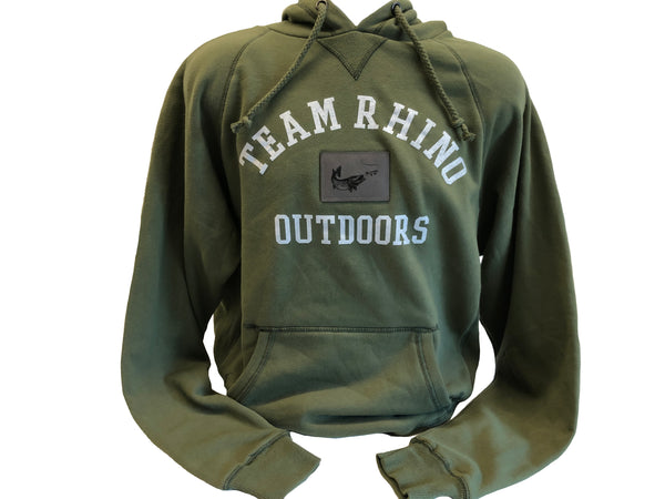 TRO - Turf Leather Patch Logo Sanded Fleece Hoodie