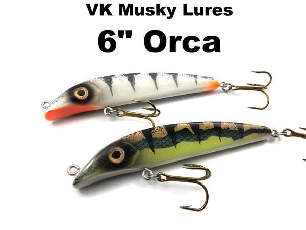 VK Musky Lures 6" Orca