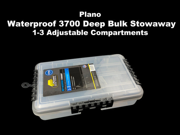 Plano Waterproof 3700 Deep Bulk Stowaway 1-3 Adjustable Compartments