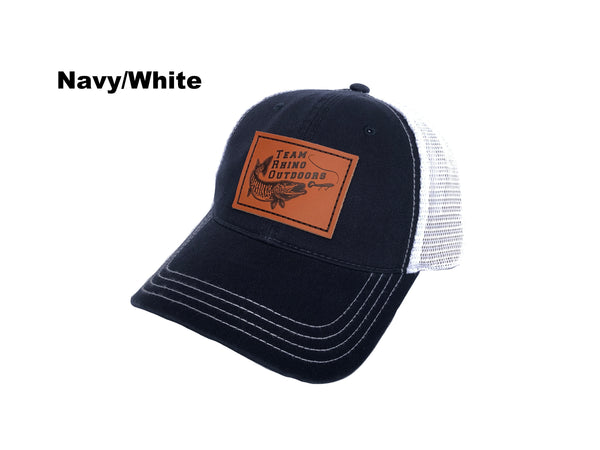 TRO - Richardson 111 Low Profile Unstructured LEATHER Patch Hat - (Various Colors)