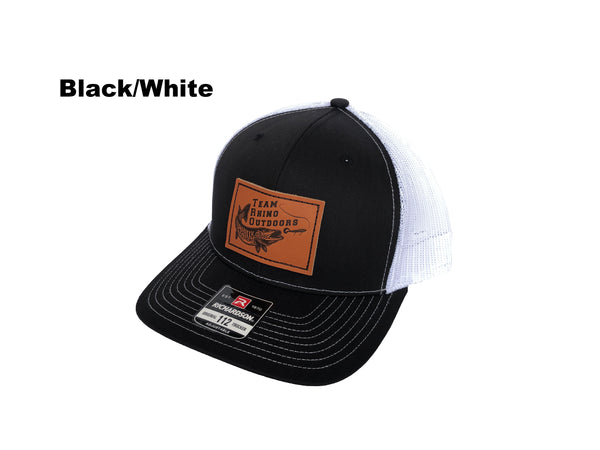 TRO - Richardson 112 Mid Profile Structured LEATHER Patch Hat - (Various Colors)
