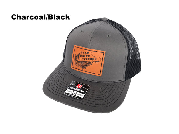 TRO - Richardson 112 Mid Profile Structured LEATHER Patch Hat - (Various Colors)