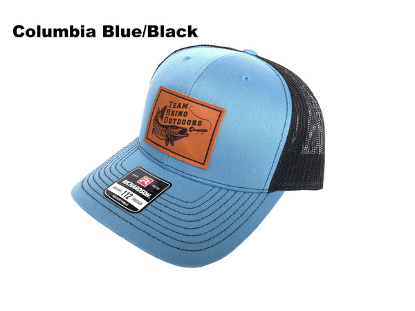 TRO - Richardson 112 Mid Profile Structured LEATHER Patch Hat - (Various Colors)