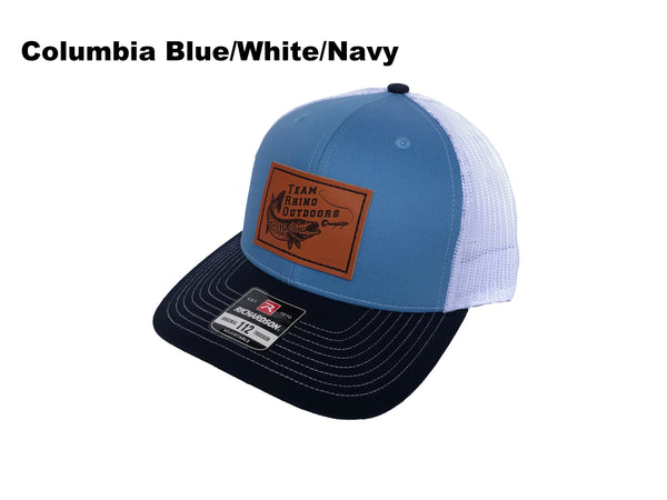 TRO - Richardson 112 Mid Profile Structured LEATHER Patch Hat - (Various Colors)