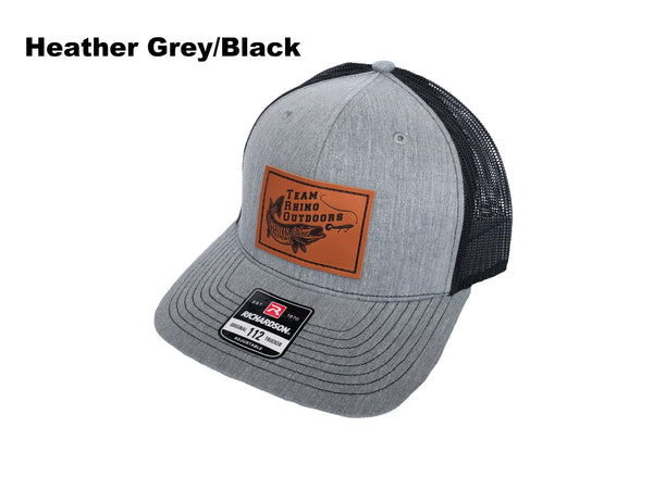 TRO - Richardson 112 Mid Profile Structured LEATHER Patch Hat - (Various Colors)
