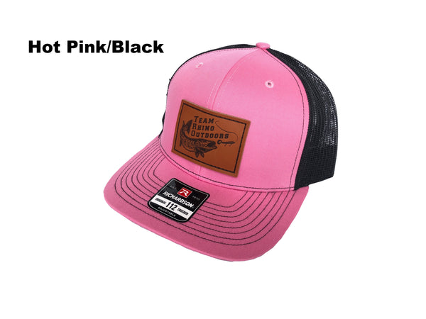 TRO - Richardson 112 Mid Profile Structured LEATHER Patch Hat - (Various Colors)