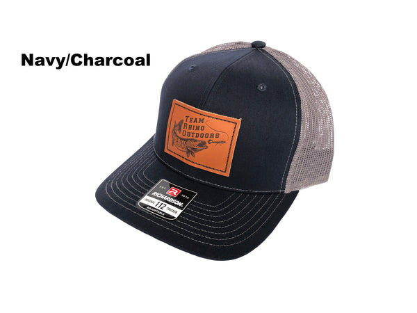 TRO - Richardson 112 Mid Profile Structured LEATHER Patch Hat - (Various Colors)