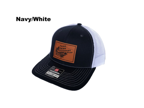 TRO - Richardson 112 Mid Profile Structured LEATHER Patch Hat - (Various Colors)
