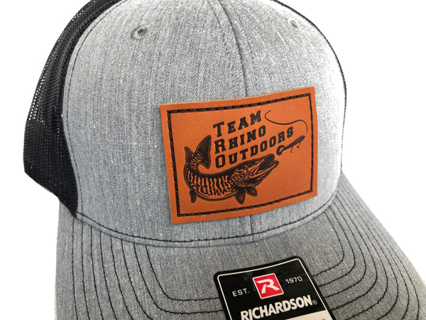 TRO - Richardson 112 Mid Profile Structured LEATHER Patch Hat - (Various Colors)