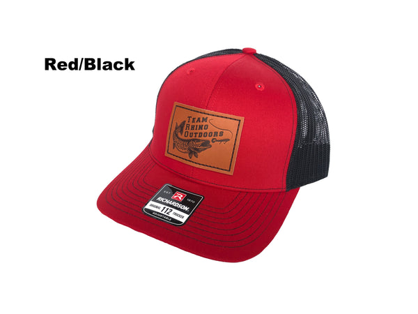 TRO - Richardson 112 Mid Profile Structured LEATHER Patch Hat - (Various Colors)