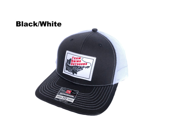 TRO - Richardson 112 Mid Profile Structured PVC Patch Hat - RED Logo (Various Colors)