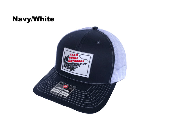 TRO - Richardson 112 Mid Profile Structured PVC Patch Hat - RED Logo (Various Colors)