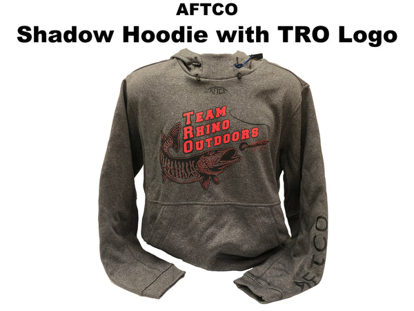 AFTCO - Shadow Hoodie Charcoal with Red TRO Logo