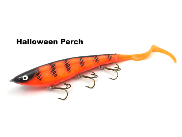 Widow Maker Muskie Lures - Soft Tail Sidewinder