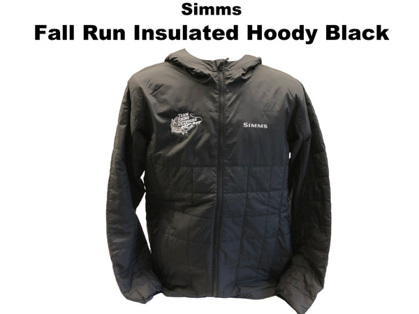Simms Fall Run Insulated Hoody Black with TRO Logo
