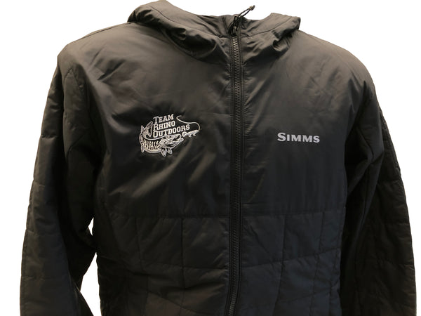 Simms Fall Run Insulated Hoody Black with TRO Logo