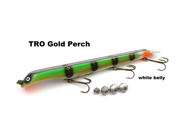 Suick Lures 12" Wood Suick with Adjustable Weight System