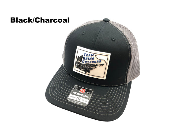 TRO - Richardson 112 Mid Profile Structured PVC Patch Hat - BLUE Logo (Various Colors)