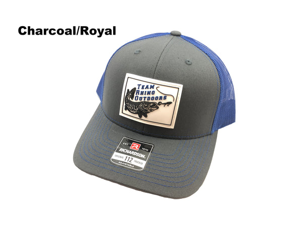 TRO - Richardson 112 Mid Profile Structured PVC Patch Hat - BLUE Logo (Various Colors)