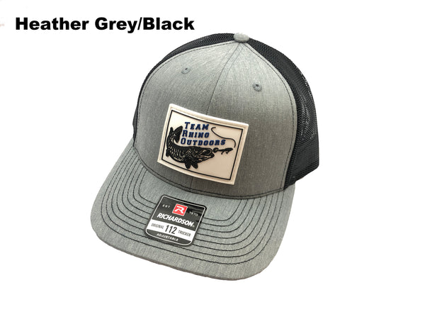 TRO - Richardson 112 Mid Profile Structured PVC Patch Hat - BLUE Logo (Various Colors)