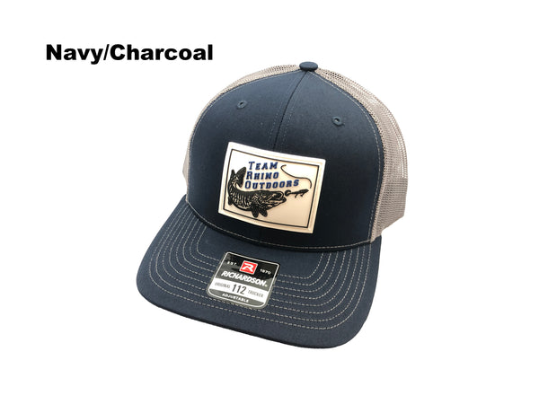 TRO - Richardson 112 Mid Profile Structured PVC Patch Hat - BLUE Logo (Various Colors)