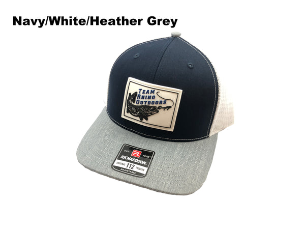 TRO - Richardson 112 Mid Profile Structured PVC Patch Hat - BLUE Logo (Various Colors)