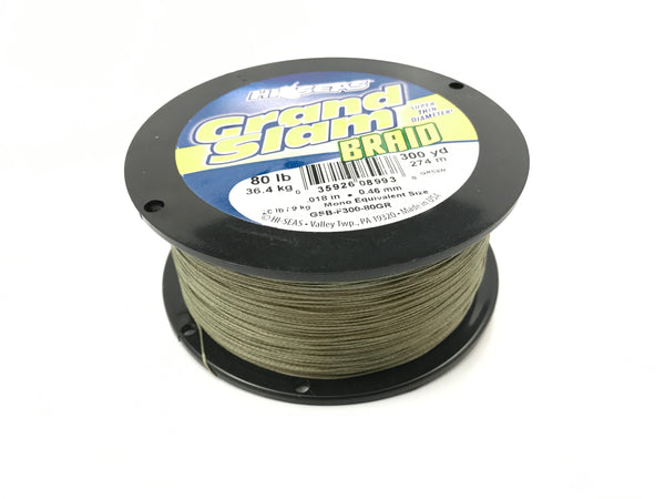 Hi Seas 80# Grand Slam Braid 300 yd Spool
