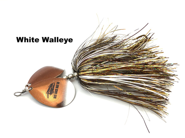 Bite Back Bait Company Mag Double 8's  - White Walleye