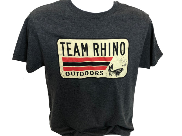 TRO - Black Heather License Plate  Bi Blend T Shirt