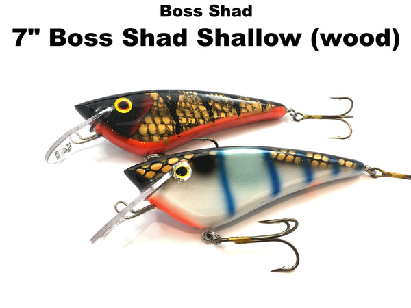 Boss Shad 7" Boss Shad Shallow (wood)