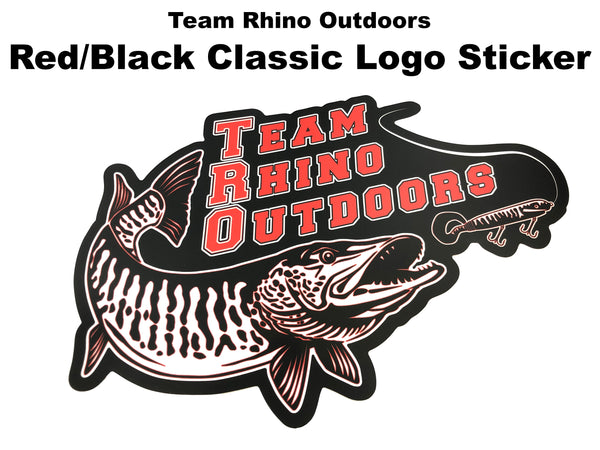 TRO - 10" x 6.5" Black/Red Sticker