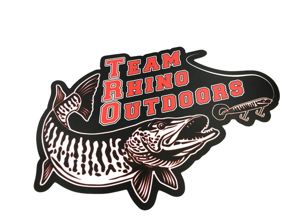 TRO - 10" x 6.5" Black/Red Sticker