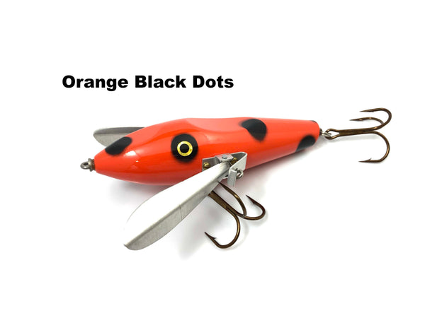 Bobbie Baits Creeper - Orange Black Dots