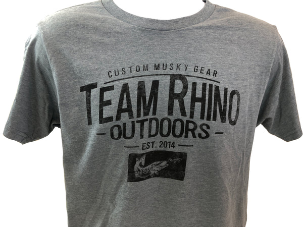 TRO - Heather Grey Custom Musky Gear Bi Blend T Shirt