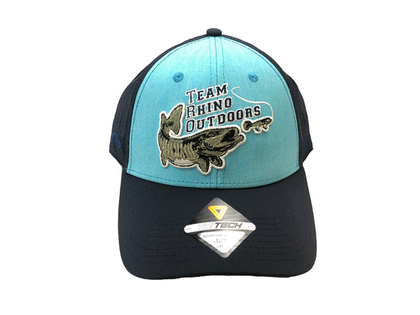Team Rhino Outdoors Dark Navy/Teal Adjustable Hat