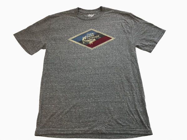 Team Rhino Outdoors - Heather Grey Diamond Logo T Shirt