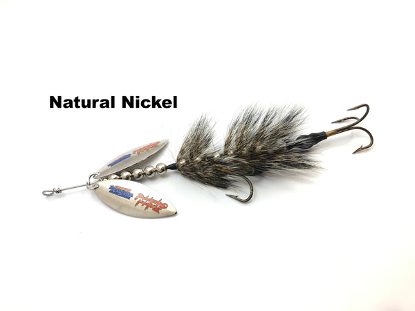 Musky Mayhem Tackle 8" Double WILLOW Rabid Squirrel