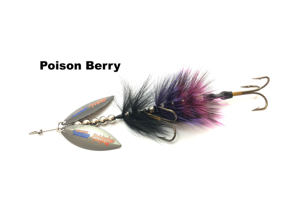 Musky Mayhem Tackle 8" Double WILLOW Rabid Squirrel
