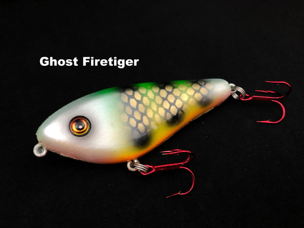 Llungen Lures 4" Fat Belly Rattler - Ghost Firetiger