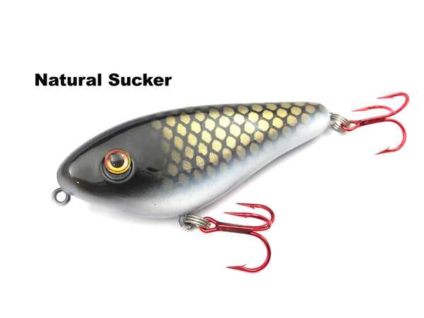 Llungen Lures 4" Fat Belly Rattler - Natural Sucker