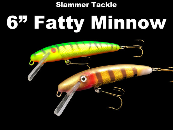 Slammer Tackle 6" FATTY Minnow