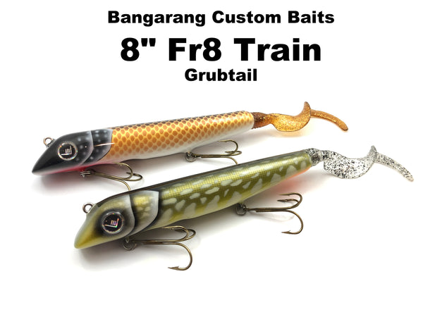 Bangarang Custom Baits - 8" Fr8 Train Grubtail