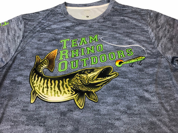 TRO - Grey/Lime Logo Long Sleeve Performance T (Small Only)
